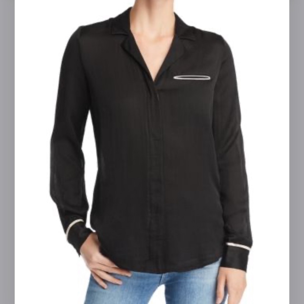 J Brand Kaiya Pajama Style Shirt